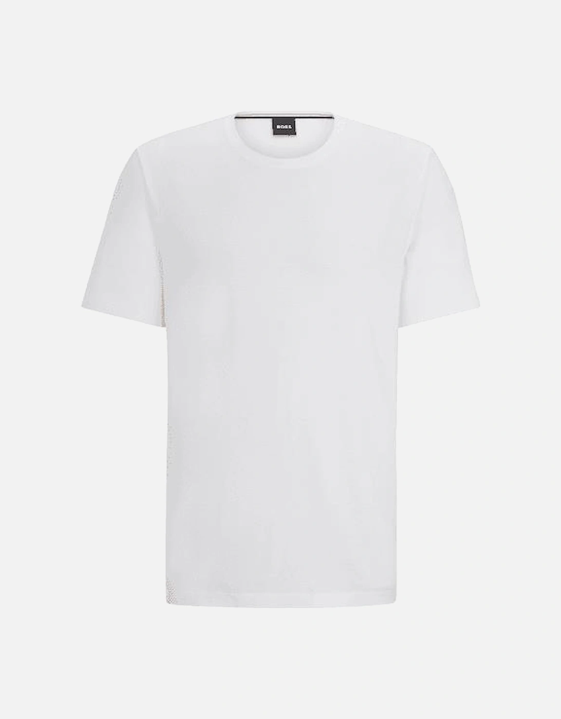 Luxe Jersey Crew-Neck Loungewear T-Shirt, White, 6 of 5