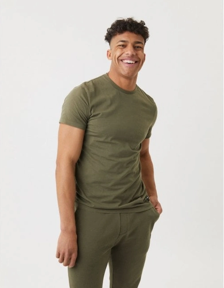 Centre Tracksuit T-Shirt, Ivy Green