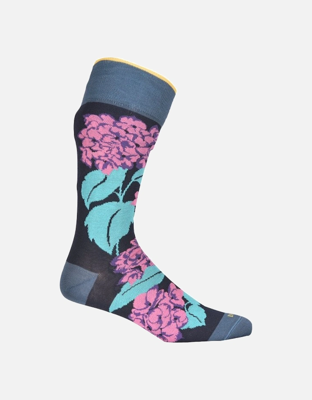 Dhalia Socks, Navy/pink