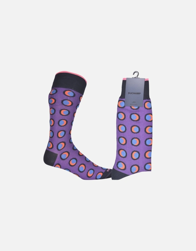 Disc Socks, Purple