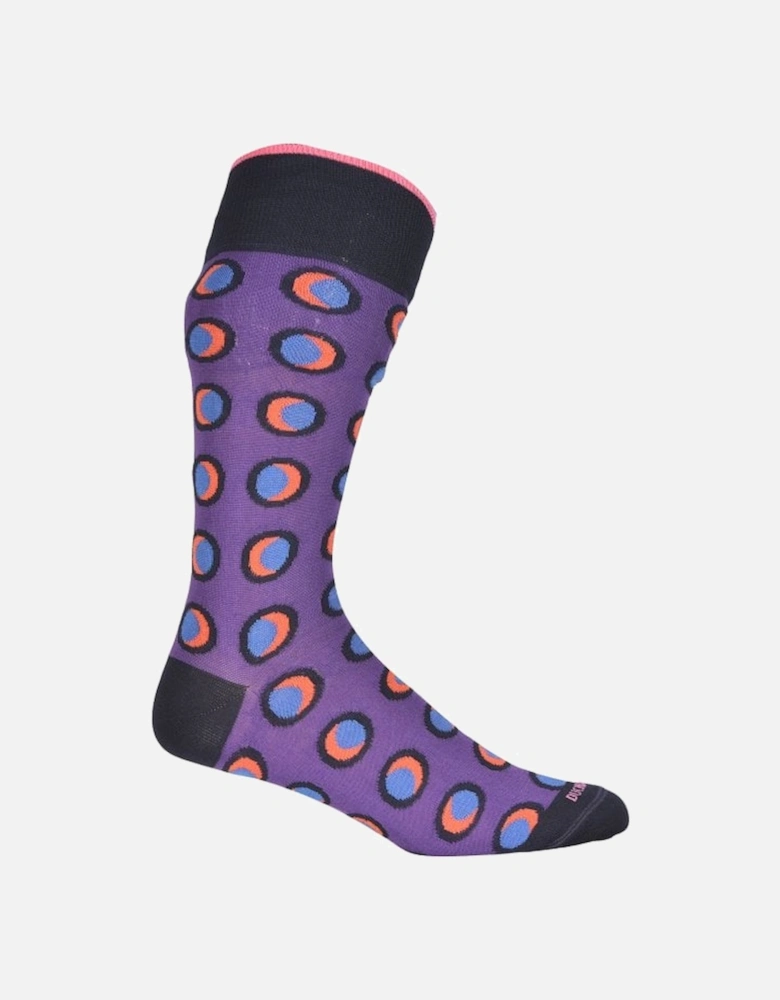 Disc Socks, Purple