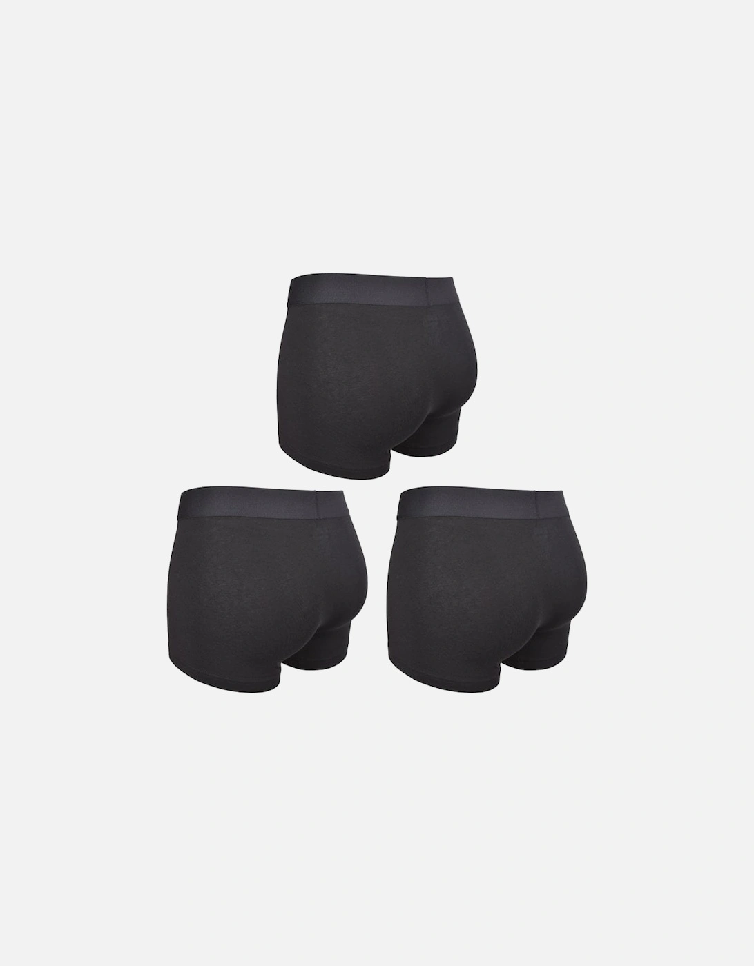 3-Pack Hotel Karl Boxer Trunks, Black