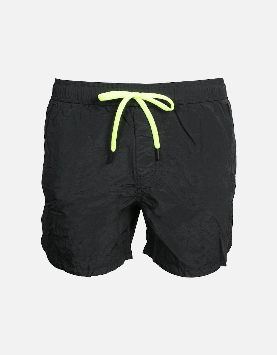 Luxe Side Tonal Logo Swim Shorts, Black