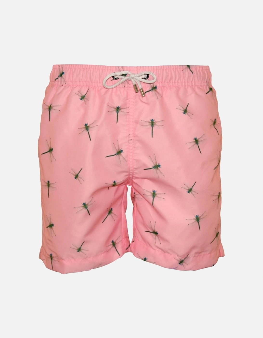 Dragonfly Print Swim Shorts, Pastel Pink, 8 of 7