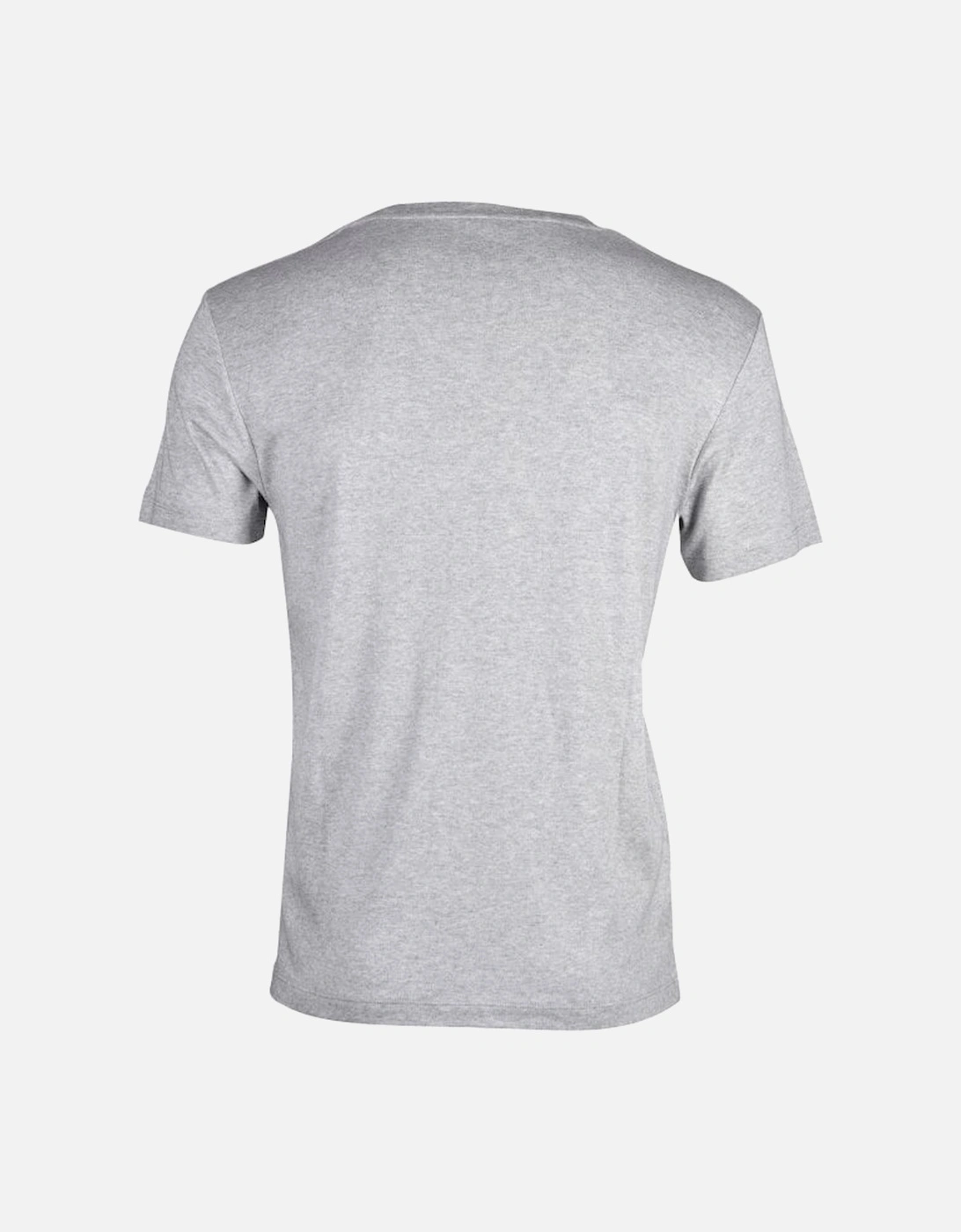 Lyocell Organic Cotton Logo Lounge T-Shirt, Grey Melange