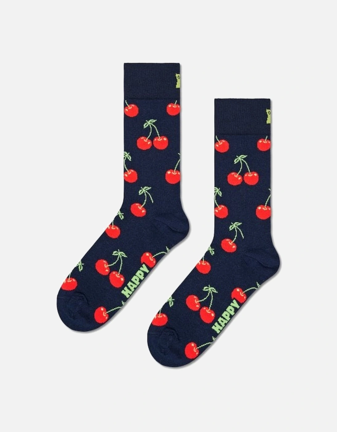Cherry Socks, Blue/Red, 3 of 2