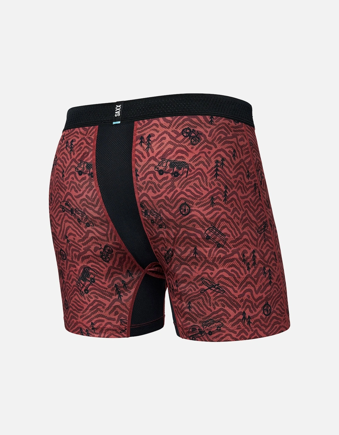 Drop Temp Mesh Head For The Hills Boxer Brief, Red