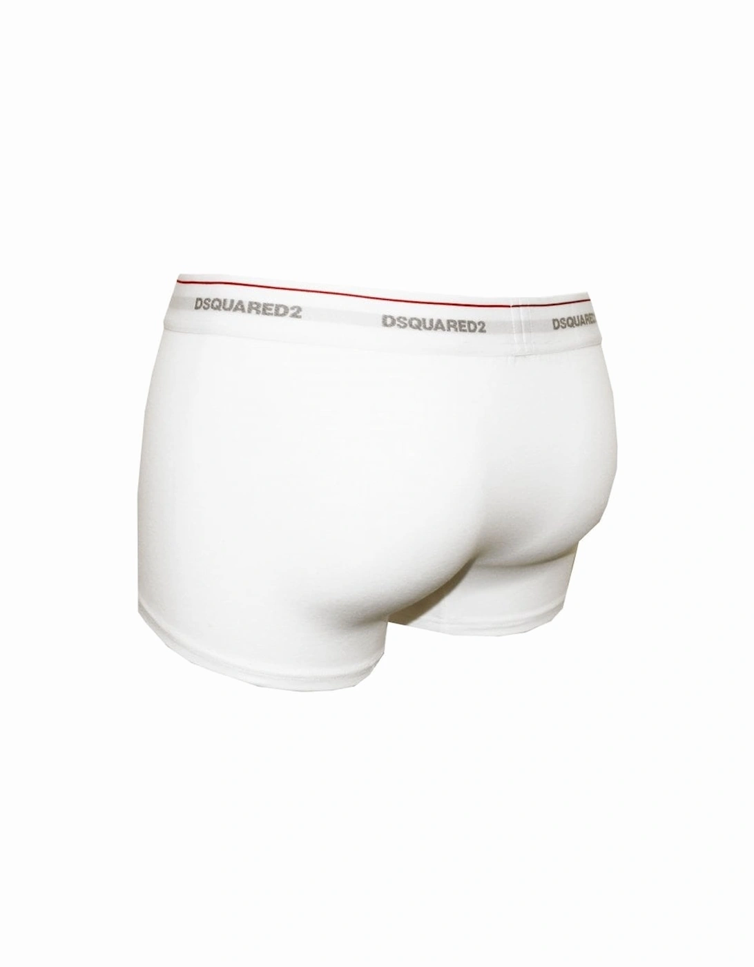 3-Pack Jersey Cotton Stretch Low-rise Boxer Trunks, White
