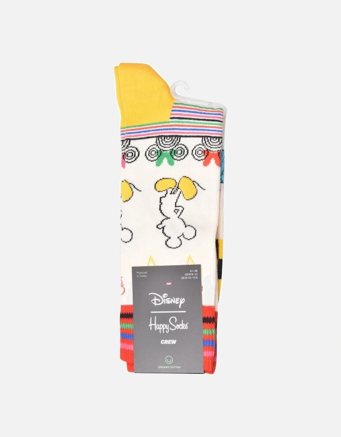 Sunny Sketch Disney Socks, White/multi