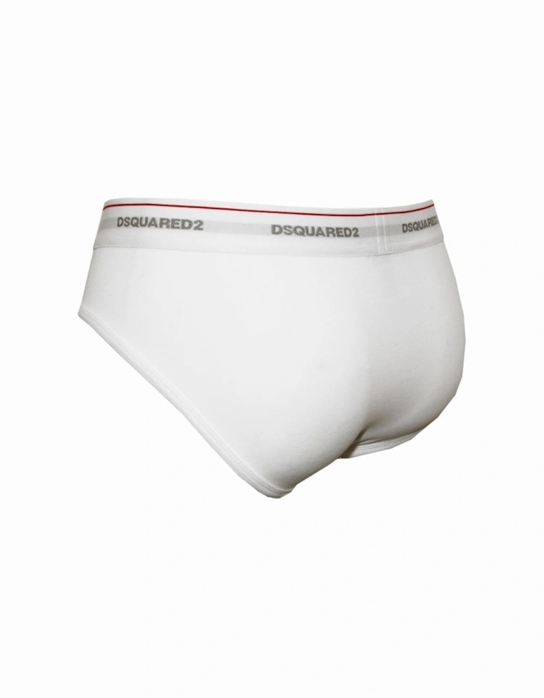 3-Pack Jersey Cotton Stretch Low-rise Briefs, White