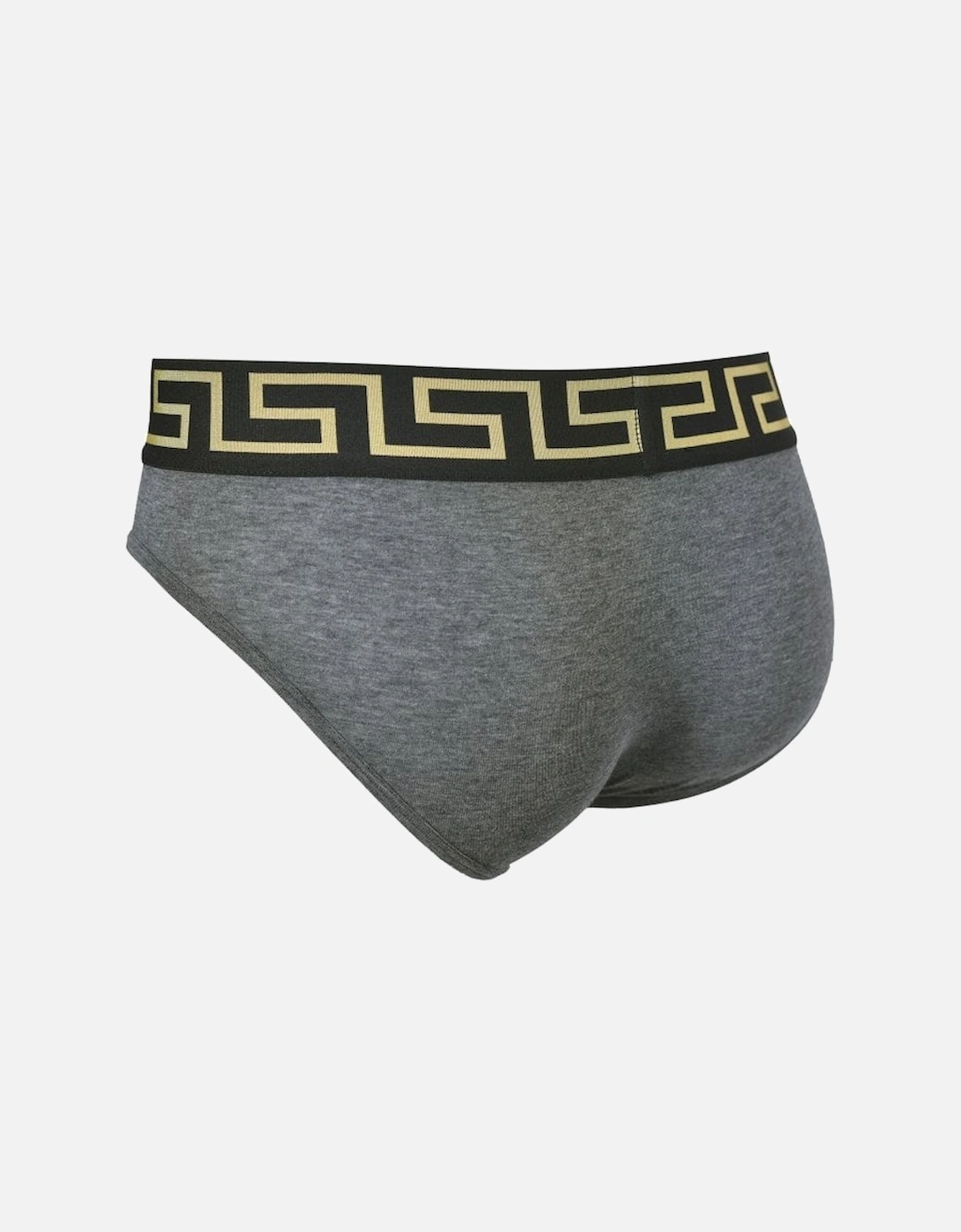 Iconic Low-Rise Brief, Grey Melange w/ black