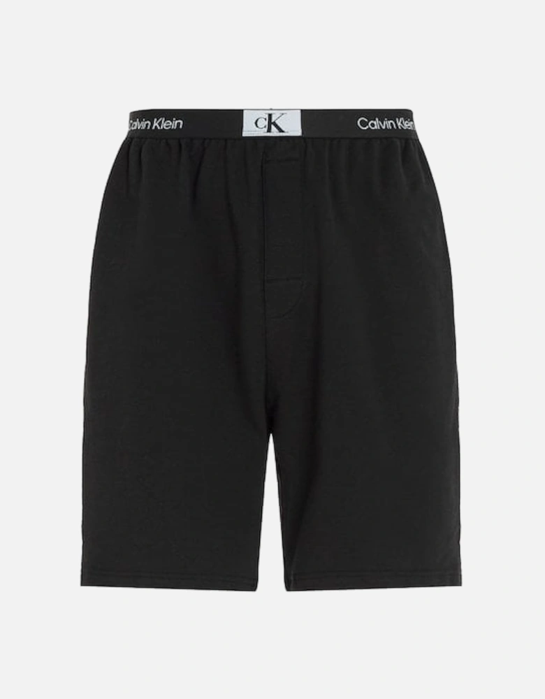 CK 96 French Terry Jogging Shorts, Black