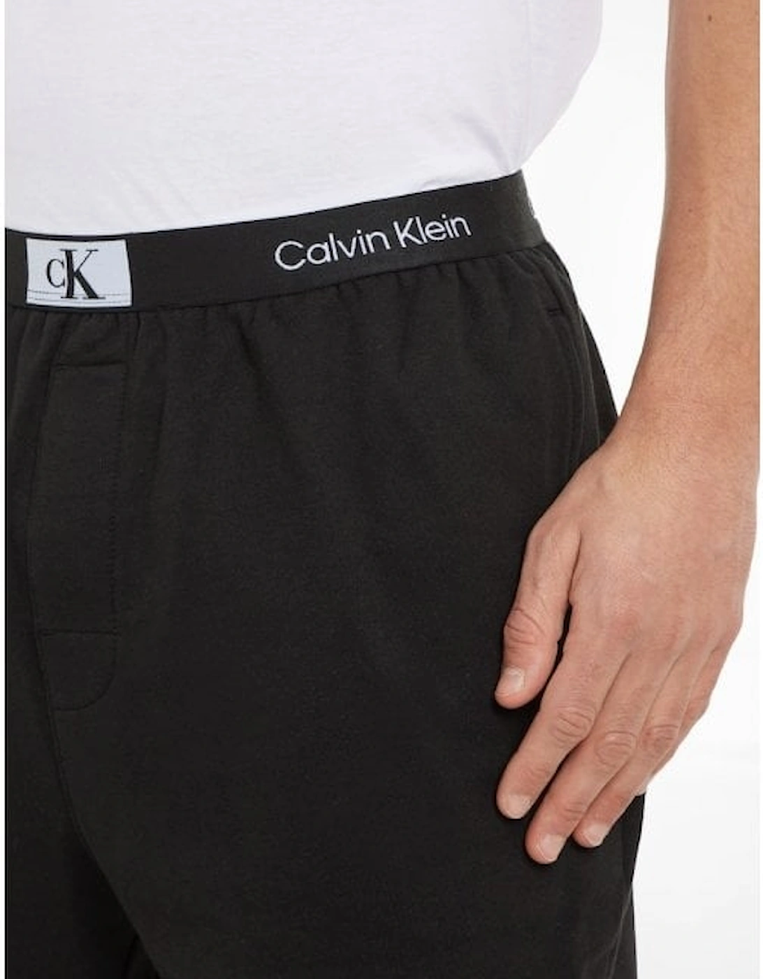 CK 96 French Terry Jogging Shorts, Black