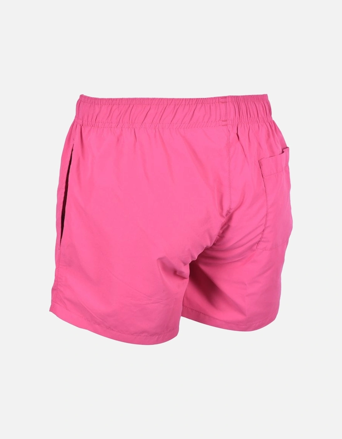 Abas Side Logo Swim Shorts, Pink/black
