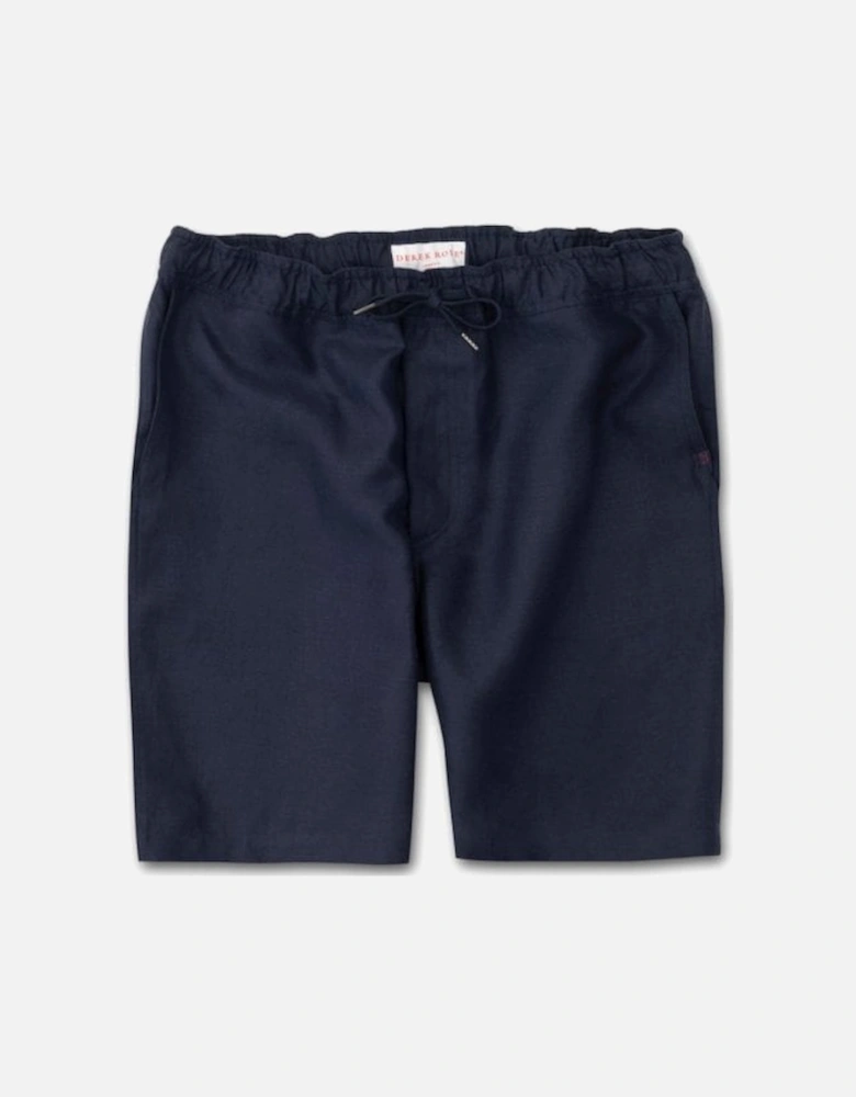 Sydney Linen Shorts, Navy