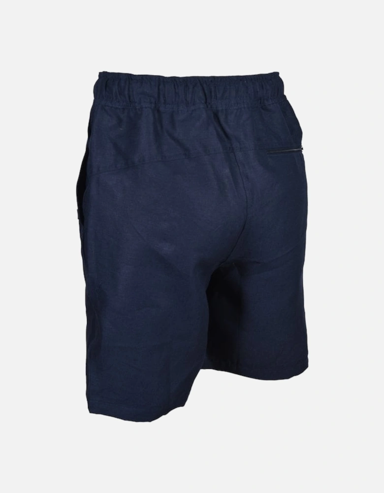 Sydney Linen Shorts, Navy