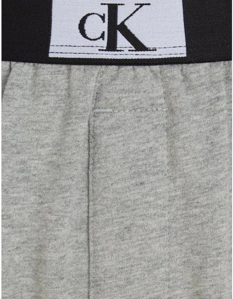 CK 96 French Terry Lounge Shorts, Grey Heather