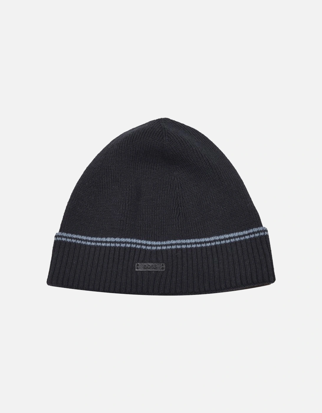 Premium Beanie Hat & Scarf Gift Set, Dark Blue