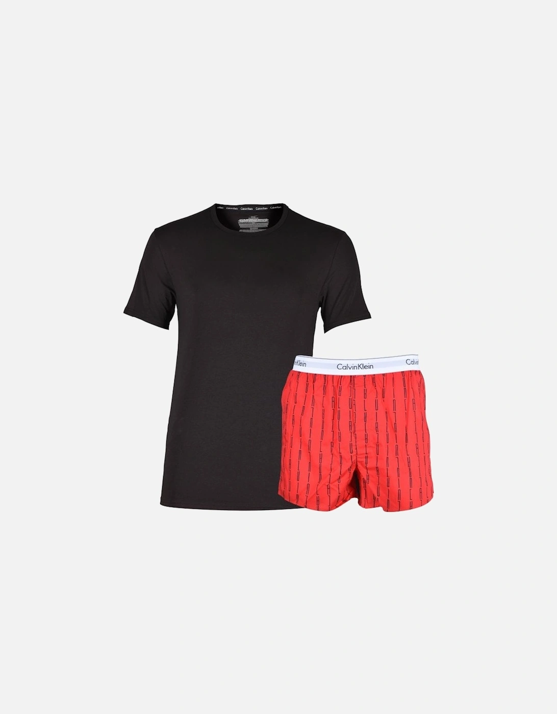 T-Shirt & Boxers Gift Set, Black/Red, 7 of 6