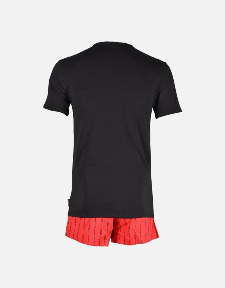 T-Shirt & Boxers Gift Set, Black/Red