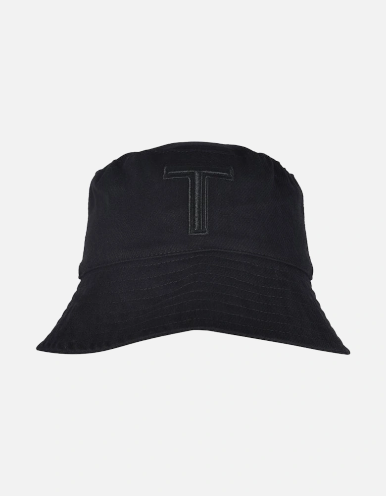 T Logo Bucket Hat, Black
