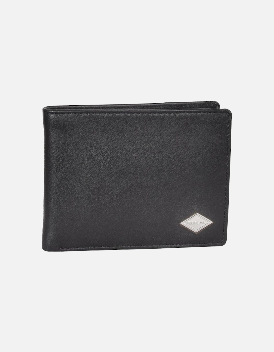 Premium Bi-Fold Leather Wallet, Black, 7 of 6