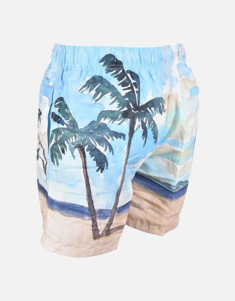 Tahiti Watercolour Swim Shorts, Multi