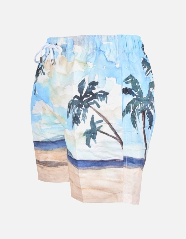 Tahiti Watercolour Swim Shorts, Multi