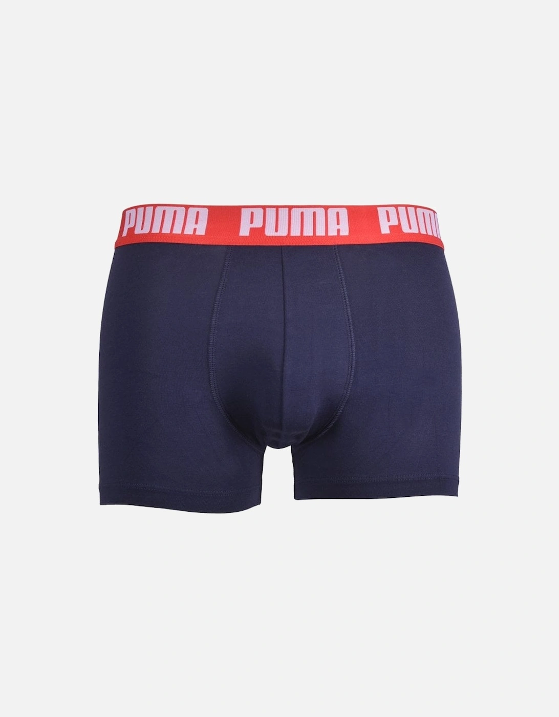 2-Pack Coloured Waistband Boxer Briefs, Navy/Grey