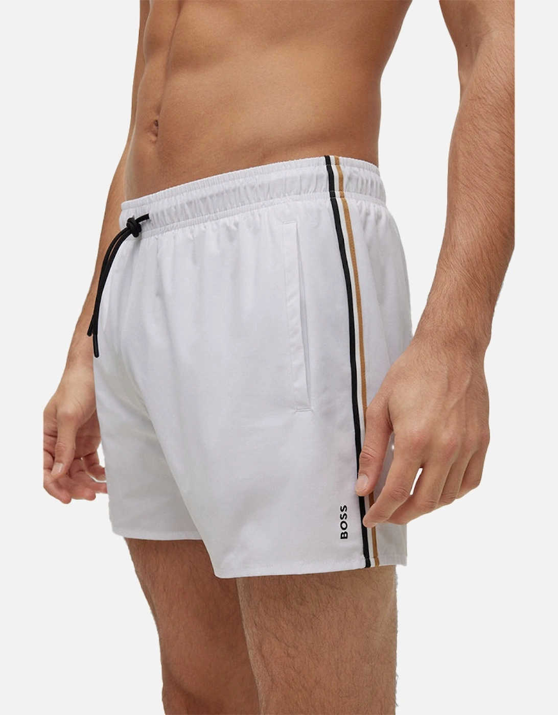 Iconic Swim Shorts, White