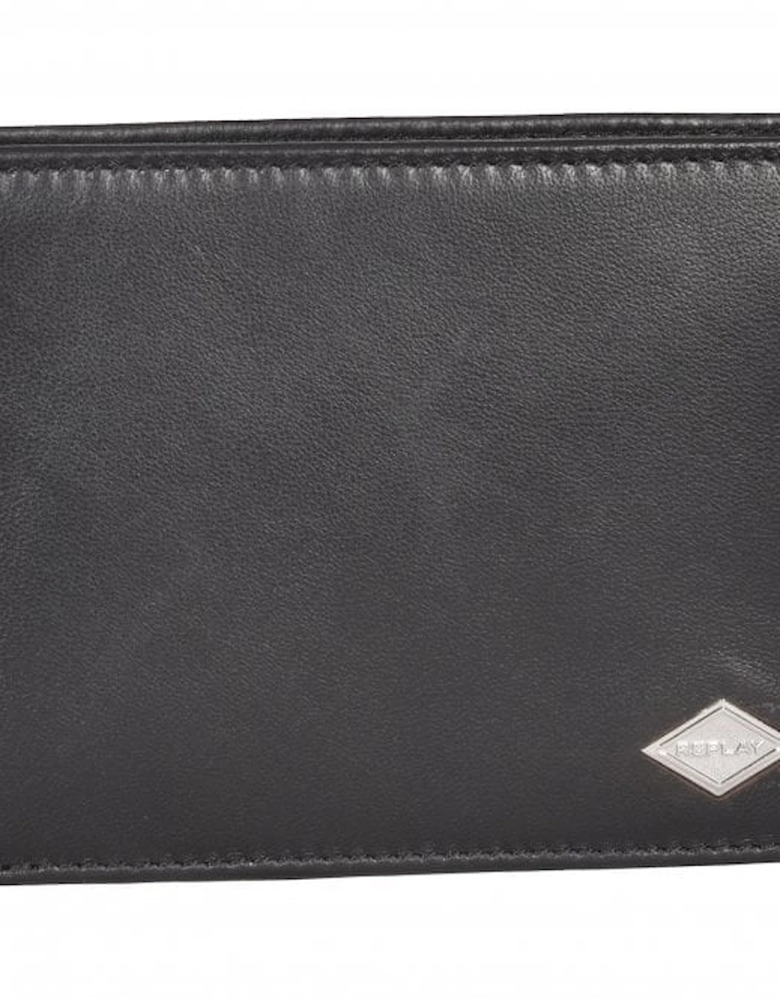 Premium Bi-Fold Coin-Pocket Leather Wallet, Black, 7 of 6