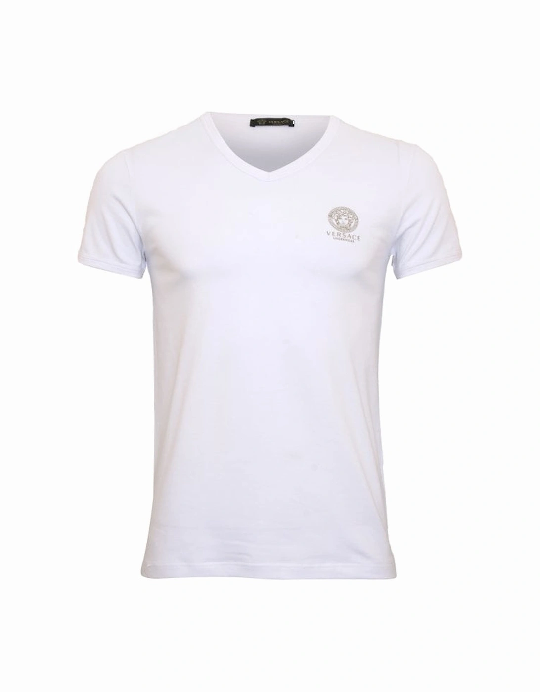 Iconic V-Neck T-Shirt, White, 4 of 3