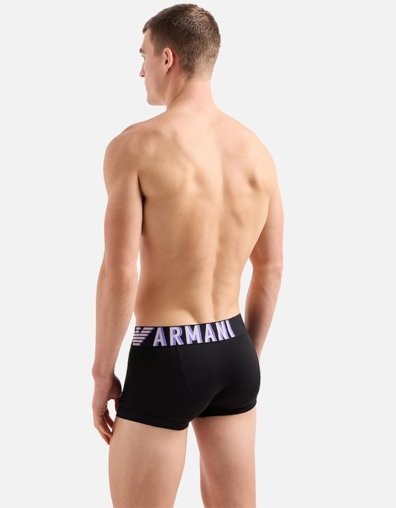 Mega Logo Boxer Trunk, Black