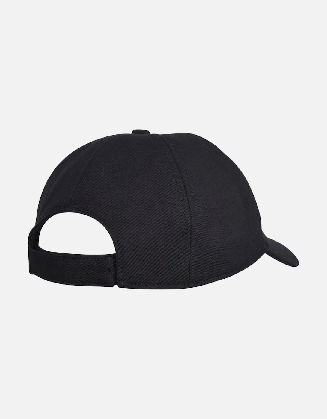 Medusa Logo Baseball Cap, Black/white