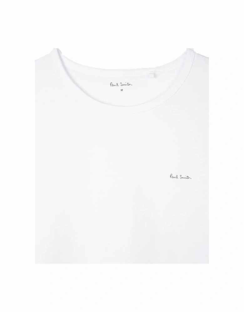 3-Pack Logo Organic Cotton T-Shirts, White