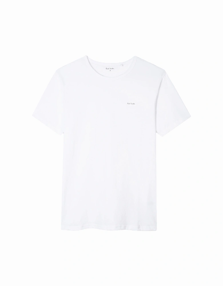 3-Pack Logo Organic Cotton T-Shirts, White