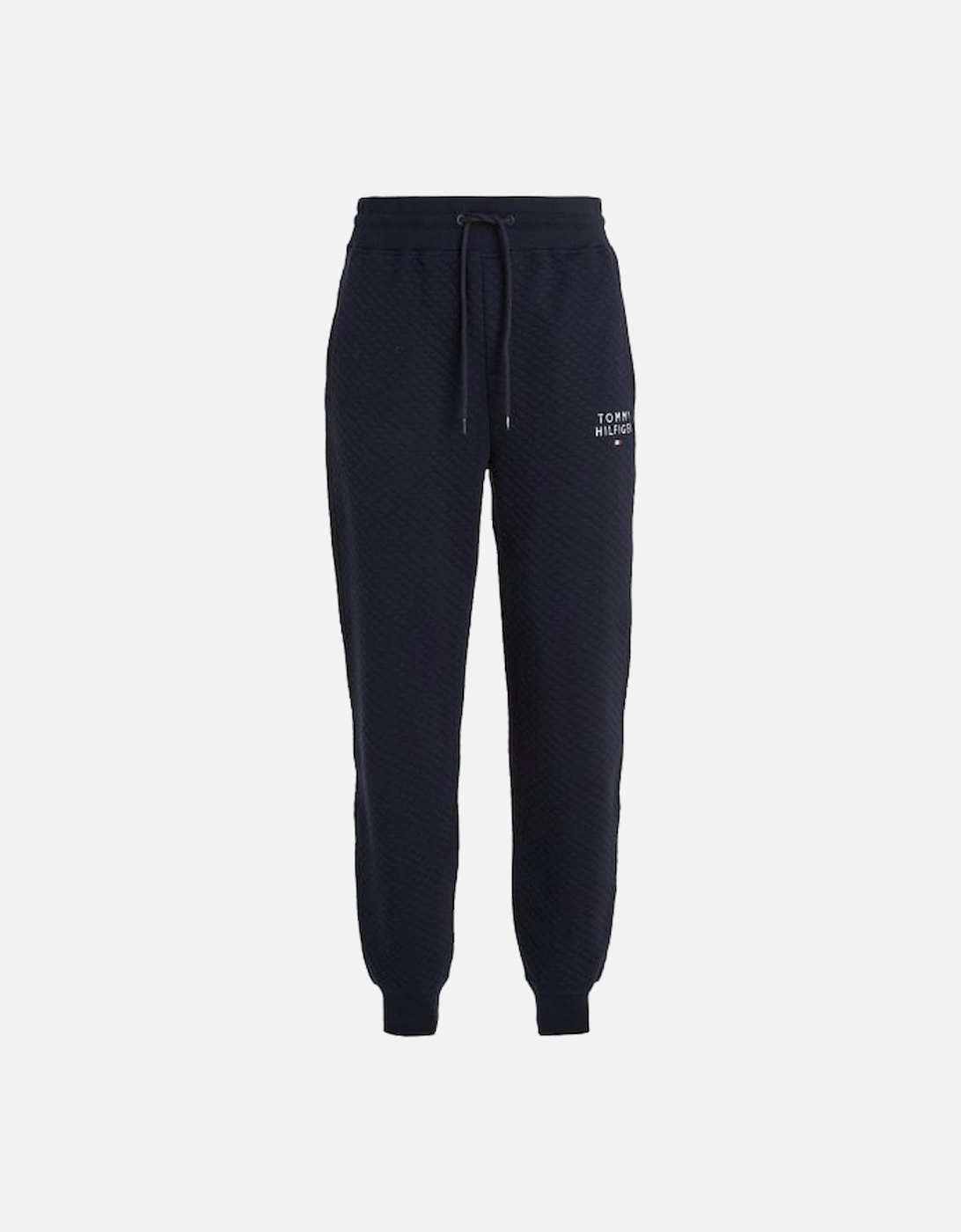 Premium Quilted Tracksuit Jogging Bottoms, Navy, 7 of 6