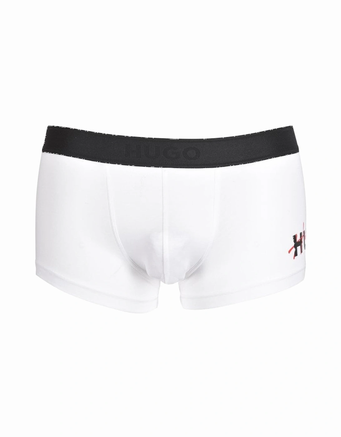Excite Combined Logo Boxer Trunk, White
