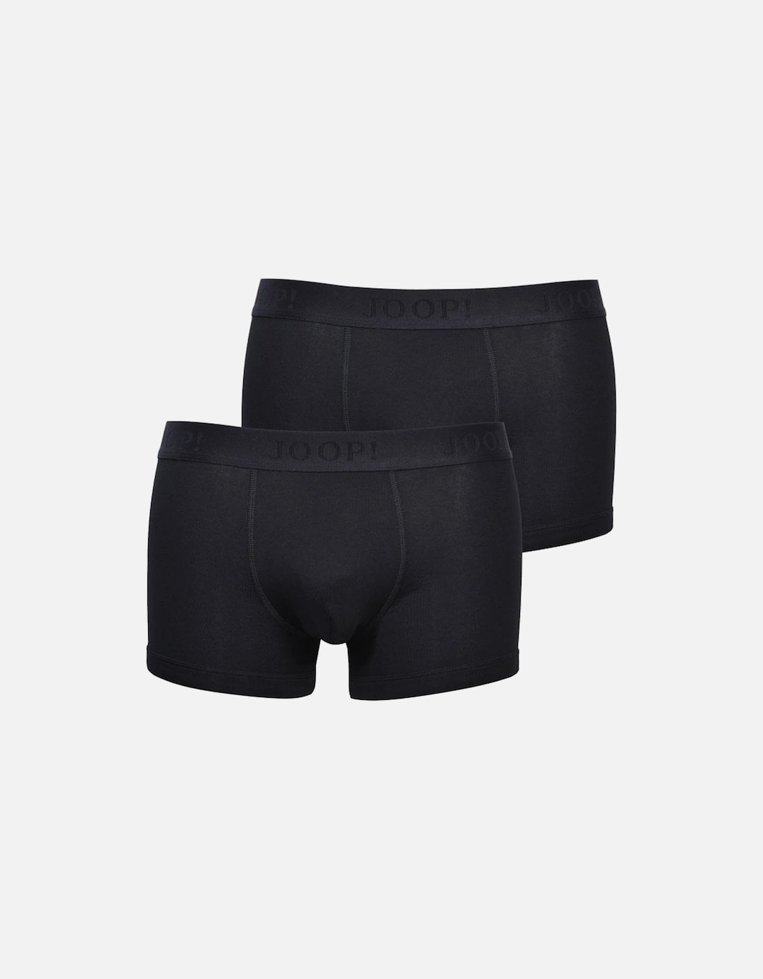 2-Pack Cotton Modal Boxer Trunks, Black, 5 of 4