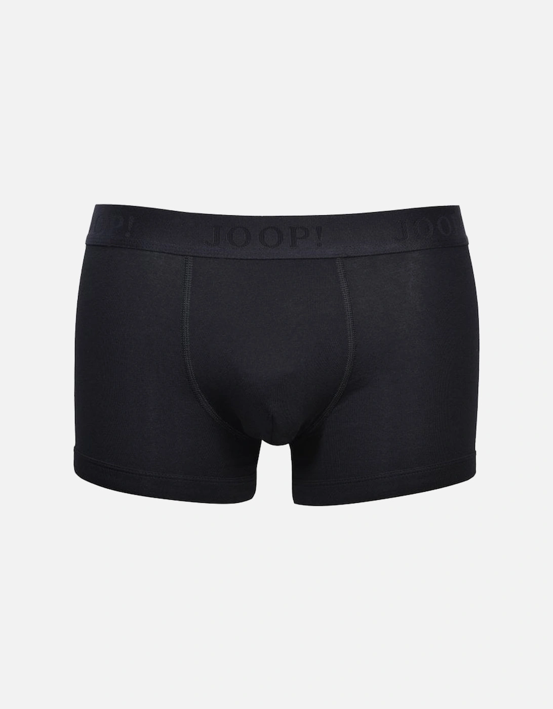 2-Pack Cotton Modal Boxer Trunks, Black