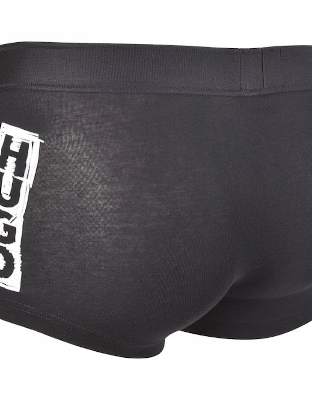 Excite Side Block Logo Boxer Trunk, Black