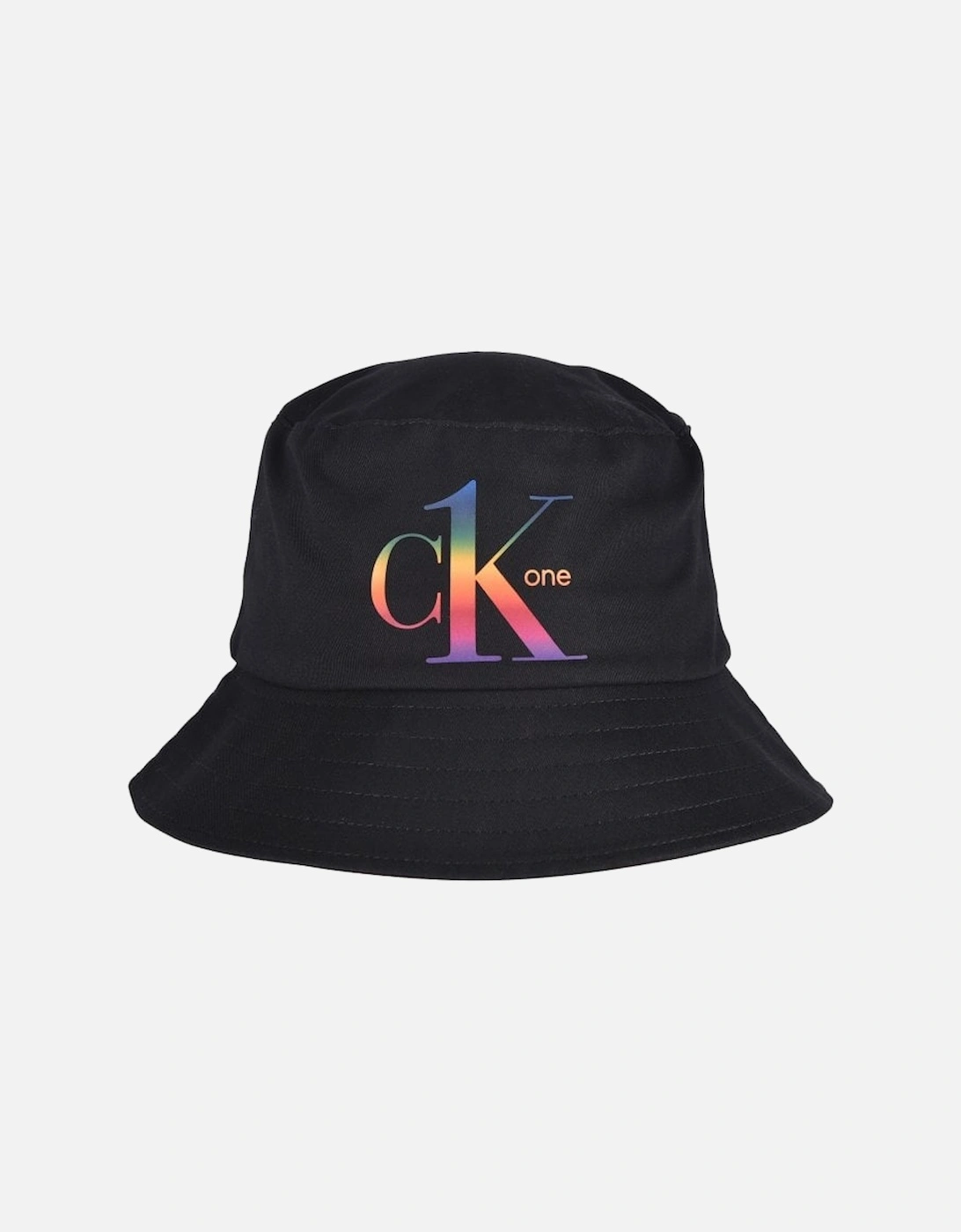 Pride Logo Bucket Hat, Black, 6 of 5