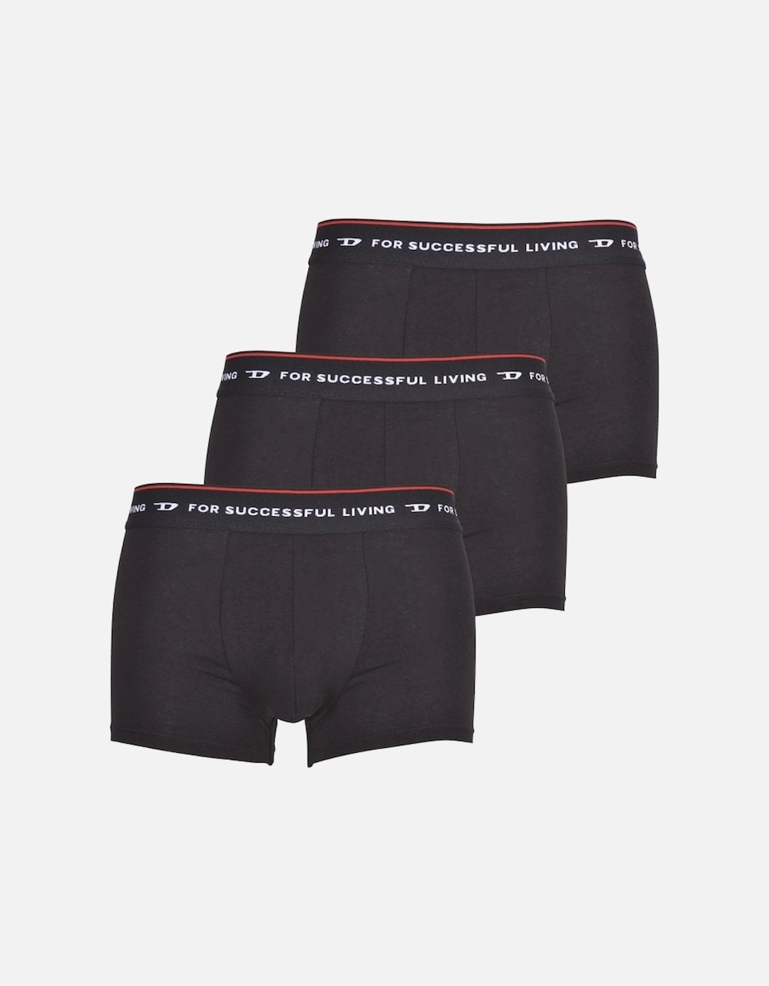 3-Pack "For Successful Living" Boxer Trunks, Black, 6 of 5