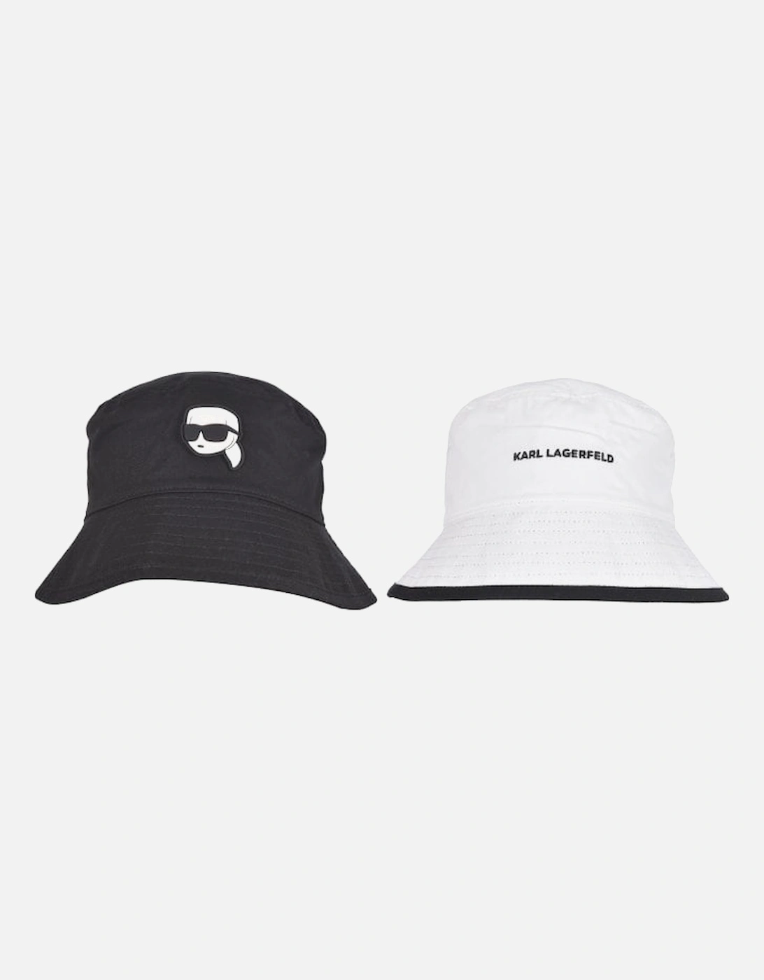 Ikonik Logo Reversible Bucket Hat, Black, 12 of 11