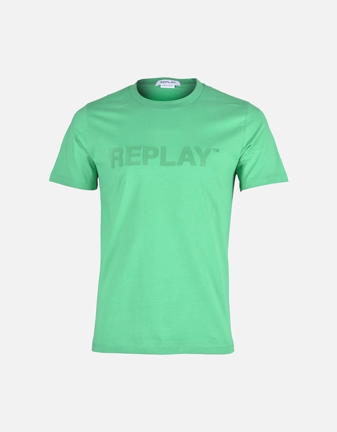 Appliqued Logo T-Shirt, Green, 4 of 3