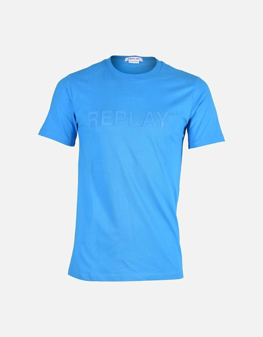 Appliqued Logo T-Shirt, Summer Blue, 4 of 3