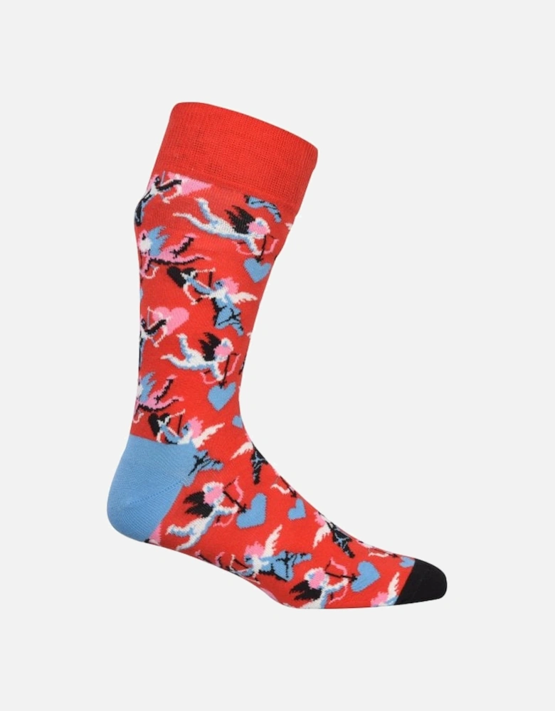 3-Pack "I Love You" Socks Gift Pack, Black/Red/Pink