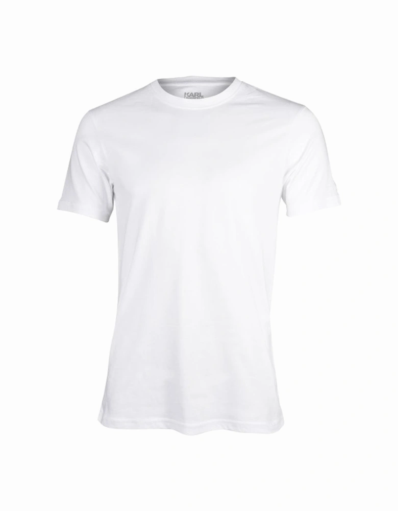 2-Pack Crew-Neck T-Shirts in Slim-Fit, White