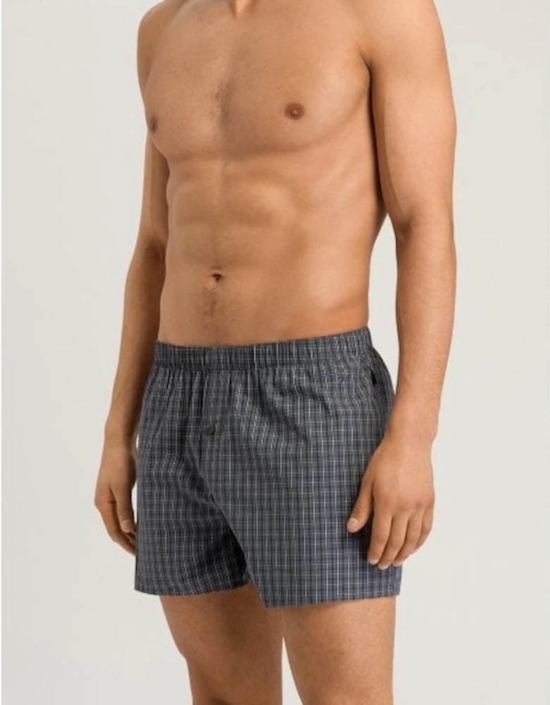 Fancy Woven Boxer Short, Casual Check