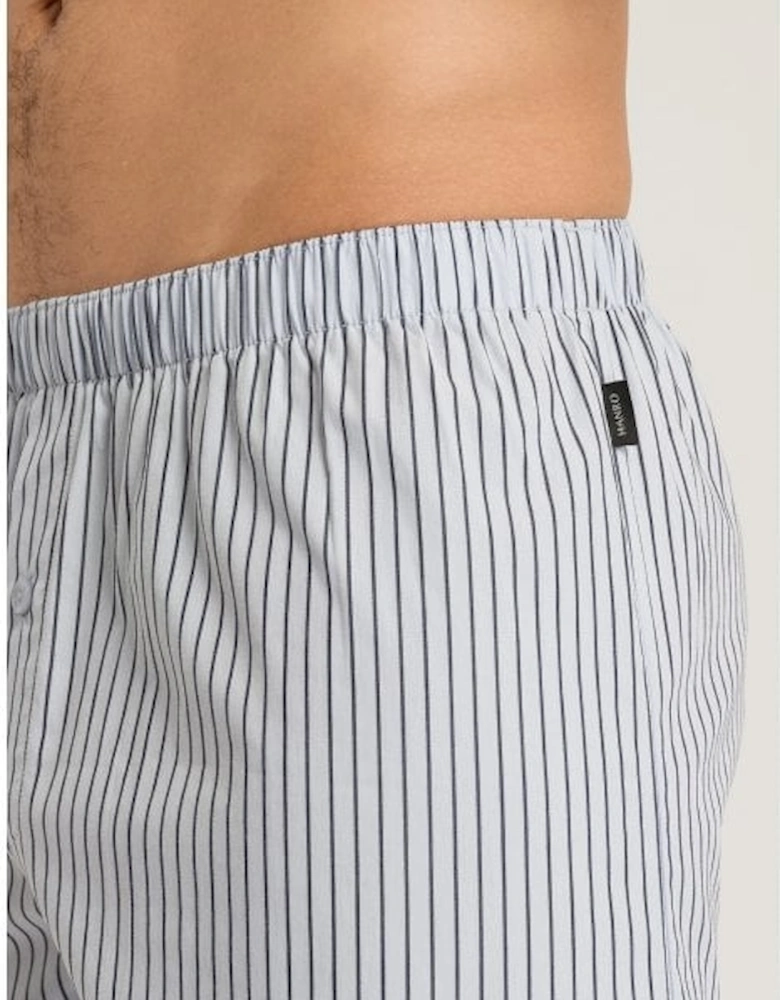 Fancy Woven Boxer Short, Grey Stripe